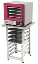Kit - Forno Turbo Elétrico Fast Oven PRP-004 Plus 220V Vermelho + Bancada + 4 Assadeiras - Progás