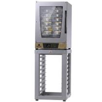 Kit Forno Turbo Eletrico Fast Oven Prp-008 Plus Digital Dourado 220V + Bancada Mes-008 - Progas Kit Forno Turbo Eletrico Fast Oven Prp-008 Plus Digital Dourado 220V + Bancada Mes-008 - Progas