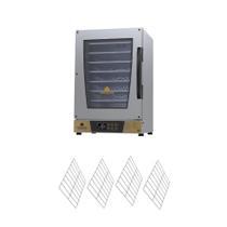 Kit Forno Turbo Elétrico Profissional Digital Prp-008 Plus 220v Dourado + 4 Grades - Progás Kit Forno Turbo Elétrico Profissional Digital Prp-008 Plus 220v Dourado + 4 Grades - Progás