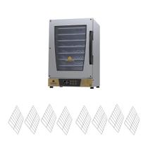 Kit Forno Turbo Elétrico Profissional Digital Prp-008 Plus 220v Dourado + 8 Grades - Progás Kit Forno Turbo Elétrico Profissional Digital Prp-008 Plus 220v Dourado + 8 Grades - Progás