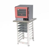 KIT - Forno Turbo Elétrico PRP-004 Plus 220V Rosa + Bancada MES-004 + 4 Assadeiras - Progás KIT - Forno Turbo Elétrico PRP-004 Plus 220V Rosa + Bancada MES-004 + 4 Assadeiras - Progás