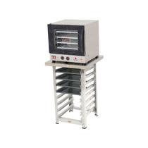 Kit - Forno Turbo Prp-004 127v Preto + Bancada Mes-004 + 4 Assadeiras - Progás