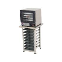 Kit - Forno Turbo Prp-004 Plus Digital 127v Preto + Bancada Mes-004 + 8 Assadeiras - Progás