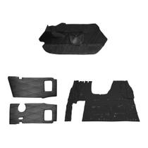 Kit forro capuz tapete torpedo caminhão mb 1525 s/banco veludo