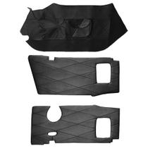 KIT FORRO CAPUZ TORPEDO CAMINHÃO MB 1113 material sintético