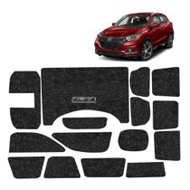 Kit Forro Carpete Anti Ruído Porta Objeto Copo Hrv Hr-V 2015