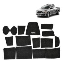 Kit Forro Carpete Anti Ruído Porta Objeto Copo Montana 2016 Kit Forro Carpete Anti Ruído Porta Objeto Copo Montana 2016