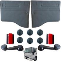 Kit forro+maçaneta+manivela+trava+bolsa ford cargo até 11