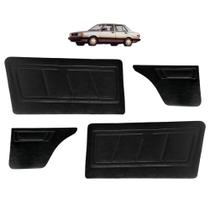 Kit Forro Porta + Lateral Tras Voyage 89 A 95 4 Portas Preto - MLC