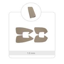 Kit Forros de Porta Para o Gol G7 / G6 / G5 Com 4 Peças Sem Costura