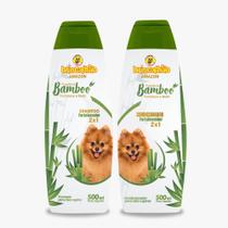 Kit Fortalece e Nutri Shampoo e Condicionador Bamboo Melancia - Brincalhão