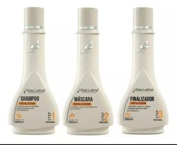 Kit Fortalecedor Raiz latina (shampoo, máscara e liveain) Kit Fortalecedor Raiz latina (shampoo, máscara e liveain)