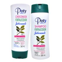 Kit Fortalecedor Shampoo 280ml + Condicionador 260ml Poty cabelos oleosos e com resíduos