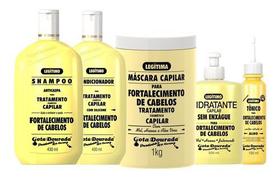 Kit Fortalecimento Capilar Gota Dourada Com 9 Itens