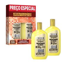 Kit Fortalecimento Gota Dourada Shampoo Condicionador 300ml