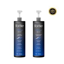 Kit fortie hidrat sistem 1l shampoo e máscara profissional Kit fortie hidrat sistem 1l shampoo e máscara profissional