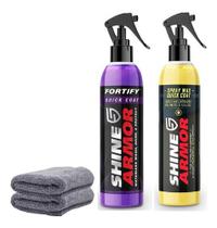 Kit Fortify Shine Armor + Spray Wax Cera De Carnaúba Kit Fortify Shine Armor + Spray Wax Cera De Carnaúba