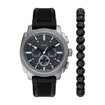 Kit Fossil Masculino Machine Prata - FS6145SET/2PN