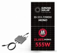 kit Fotovoltaico geração 560 kW/h mês com projetos e frete