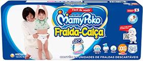 Kit Fralda Calça MamyPoko Super Seca Tam XXG - 168 fraldas - ATACADO BARATO