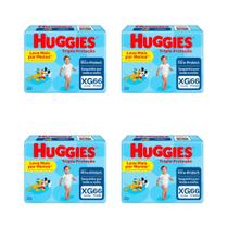 Kit Fralda Descartável Huggies Tripla Proteção - Tam XG - 264 Unidades - BARATO