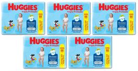 Kit Fralda Descartável Huggies Tripla Proteção - Tam XXG - 330 Unidades - BARATO