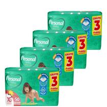 Kit Fralda Descartável Infantil Personal Baby XG-200 unidades