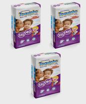 Kit Fralda Descartável Toquinho de Gente Basic Plus Tamanho SXG - 120 Tiras