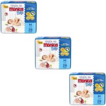 Kit Fralda Descartável Turma da Mônica Baby Jumbo - Tam M - 84 Fraldas - BARATO