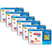 Kit Fralda Descartável Turma da Mônica Baby Jumbo - Tam P - 180 Fraldas - BARATO