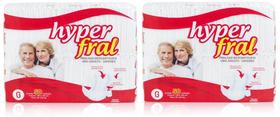 Kit Fralda Geriátrica Hyper Fral Tamanho G - 100 UNIDADES Kit Fralda Geriátrica Hyper Fral Tamanho G - 100 UNIDADES