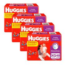 Kit Fralda Huggies Roupinha Supreme Care XG 192 Unidades Kit Fralda Huggies Roupinha Supreme Care XG 192 Unidades