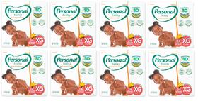 Kit Fralda Personal Baby Mega Premium Protection - Tam XG - 192 fraldas - ATACADO BARATO