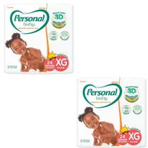 Kit Fralda Personal Baby Mega Premium Protection - Tam XG - 48 fraldas - ATACADO BARATO
