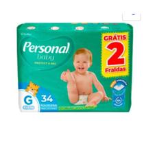 Kit Fralda Personal Baby Protect & Sec Mega - Tam G - 102 unidades - ATACADO BARATO