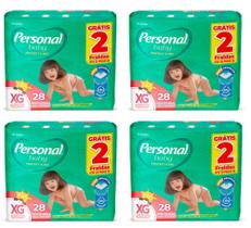 Kit Fralda Personal Baby Protect & Sec Mega - Tam XG - 112 unidades - ATACADO BARATO Kit Fralda Personal Baby Protect & Sec Mega - Tam XG - 112 unidades - ATACADO BARATO