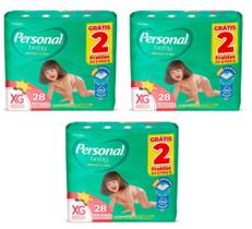 Kit Fralda Personal Baby Protect & Sec Mega - Tam XG - 84 unidades - ATACADO BARATO Kit Fralda Personal Baby Protect & Sec Mega - Tam XG - 84 unidades - ATACADO BARATO