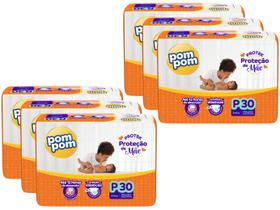 Kit Fralda Pom Pom Protek Proteção de Mãe Jumbo
