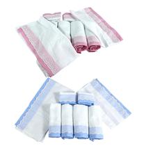 Kit Fralda Renda Algodão Lumana 8 Peças com Tecido Duplo 100% Algodão Cor:Rosa Kit Fralda Renda Algodão Lumana 8 Peças com Tecido Duplo 100% Algodão Cor:Rosa