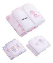 Kit Fralda Soft Premium Bebê Com 5 Unidades Papi 80cm X 80cm Kit Fralda Soft Premium Bebê Com 5 Unidades Papi 80cm X 80cm