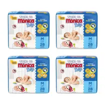 Kit Fralda Turma da Mônica Baby Jumbo - Tam M - 112 Fraldas - ATACADO BARATO Kit Fralda Turma da Mônica Baby Jumbo - Tam M - 112 Fraldas - ATACADO BARATO