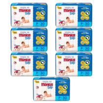 Kit Fralda Turma da Mônica Baby - Tam P - 210 Fraldas - ATACADO BARATO Kit Fralda Turma da Mônica Baby - Tam P - 210 Fraldas - ATACADO BARATO