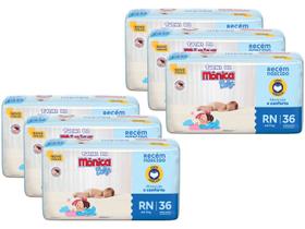 Kit Fralda Turma da Mônica Baby Tam. RN até 4,5kg
