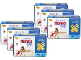 Kit Fralda Turma da Mônica Baby Tam. XG 9 a 13kg