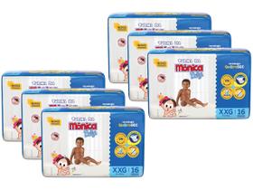 Kit Fralda Turma da Mônica Baby Tam. XXG 14 a 18kg