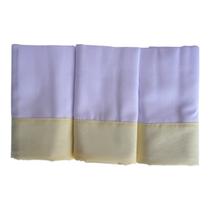Kit Fraldas 03 Peças Barra De Tecido Luxo Pinte E Borde Tamanho 70Cm X 70Cm Ref. 001D Tema:Amarelo Poa Kit Fraldas 03 Peças Barra De Tecido Luxo Pinte E Borde Tamanho 70Cm X 70Cm Ref. 001D Tema:Amarelo Poa