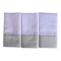 Kit Fraldas 03 Peças Barra De Tecido Luxo Pinte E Borde Tamanho 70Cm X 70Cm Ref. 001D Tema:Cinza Poa Kit Fraldas 03 Peças Barra De Tecido Luxo Pinte E Borde Tamanho 70Cm X 70Cm Ref. 001D Tema:Cinza Poa