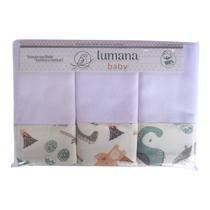 Kit Fraldas 03 Peças Barra De Tecido Luxo Pinte E Borde Tamanho 70Cm X 70Cm Ref. 001D Tema:Dinossauro Bege Kit Fraldas 03 Peças Barra De Tecido Luxo Pinte E Borde Tamanho 70Cm X 70Cm Ref. 001D Tema:Dinossauro Bege
