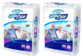 Kit Fraldas Geriatricas Descartáveis Estilo Care Tamanho XG - 92 Unidades