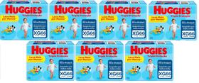 Kit Fraldas Huggies Tripla Proteção - Tam XG - 462 Unidades